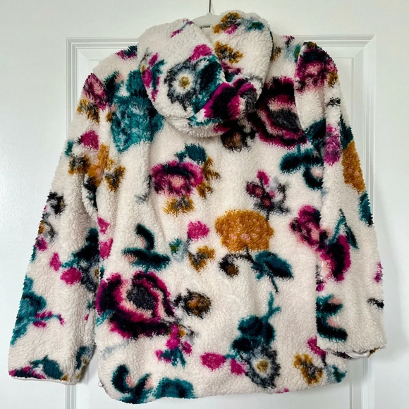 Anthropologie Rosemarie fleece hoodie, size XS, multicolored - Picture 2 of 3